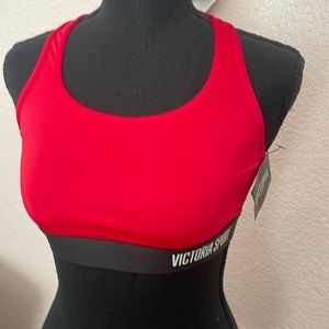 NWT Victoria’s Secret red sports bra